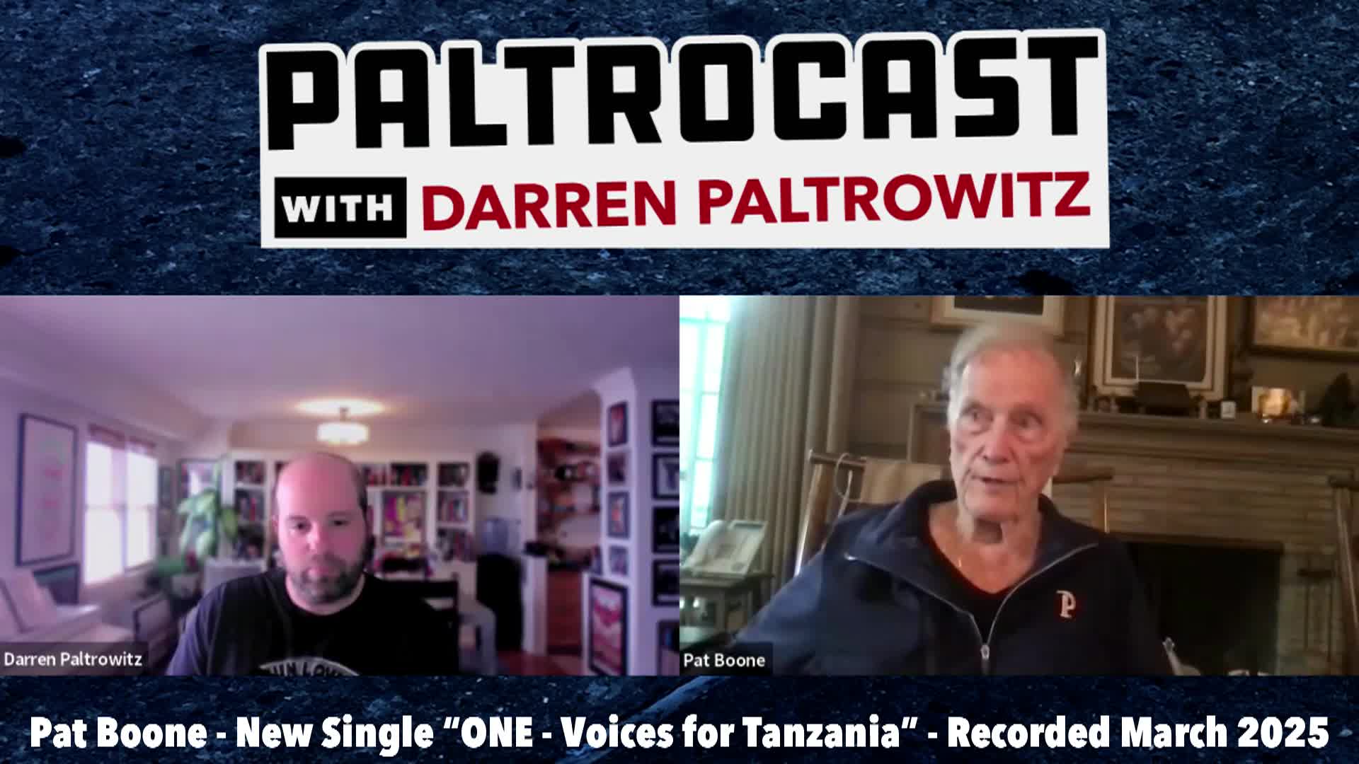 Thumbnail image for Paltrocast - 4-4-2025 - Pat Boone on ONE - Voices For Tanzania - Metal Covers & His Legendary Catalog