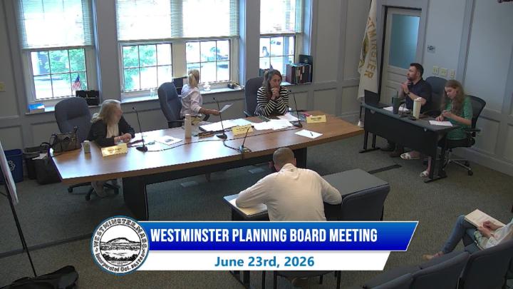 Thumbnail image for Westminster Planning Board Meeting 6-23-2026