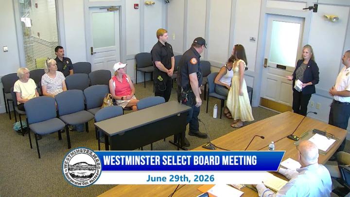 Thumbnail image for Westminster Select Board Meeting 6-29-2026